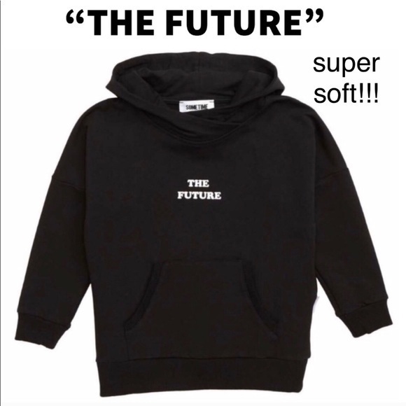 Kid's “THE FUTURE” Hoodie by Sometime Soon NWT Super Soft! - Picture 1 of 6